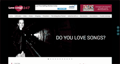 Desktop Screenshot of lovesongs247.com