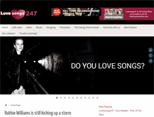 Tablet Screenshot of lovesongs247.com